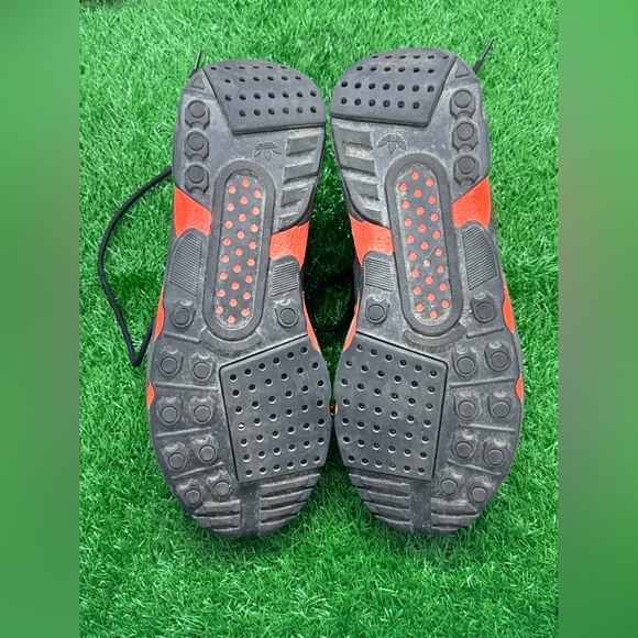 Adidas Men's Size 11.5 ZX Boost 22 Lifestyle Black Orange Sneaker Trainer - Picture 2 of 7